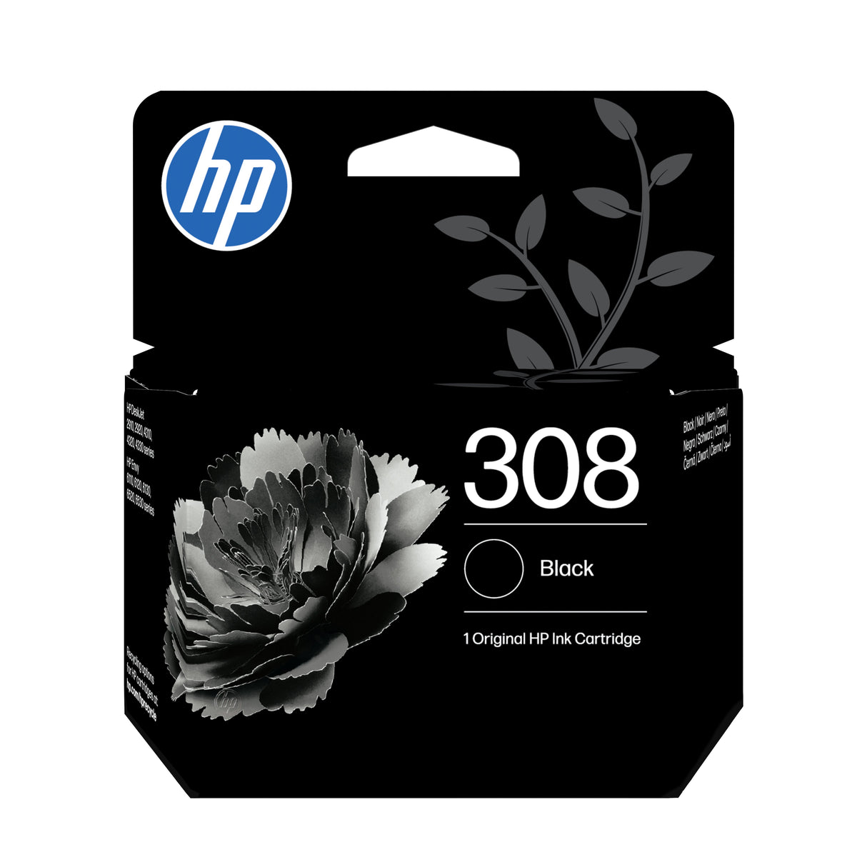EAN 0199764692269 - HP 308 Black Original Ink Cartridge cartucho de tinta 1 pieza(s) Rendimiento estándar Negro imagen 1
