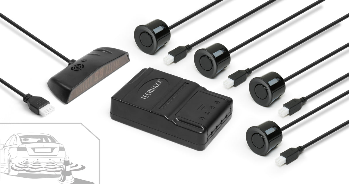 Sistema De Aviso Marcha Atrás Coche Technaxx Tx-109