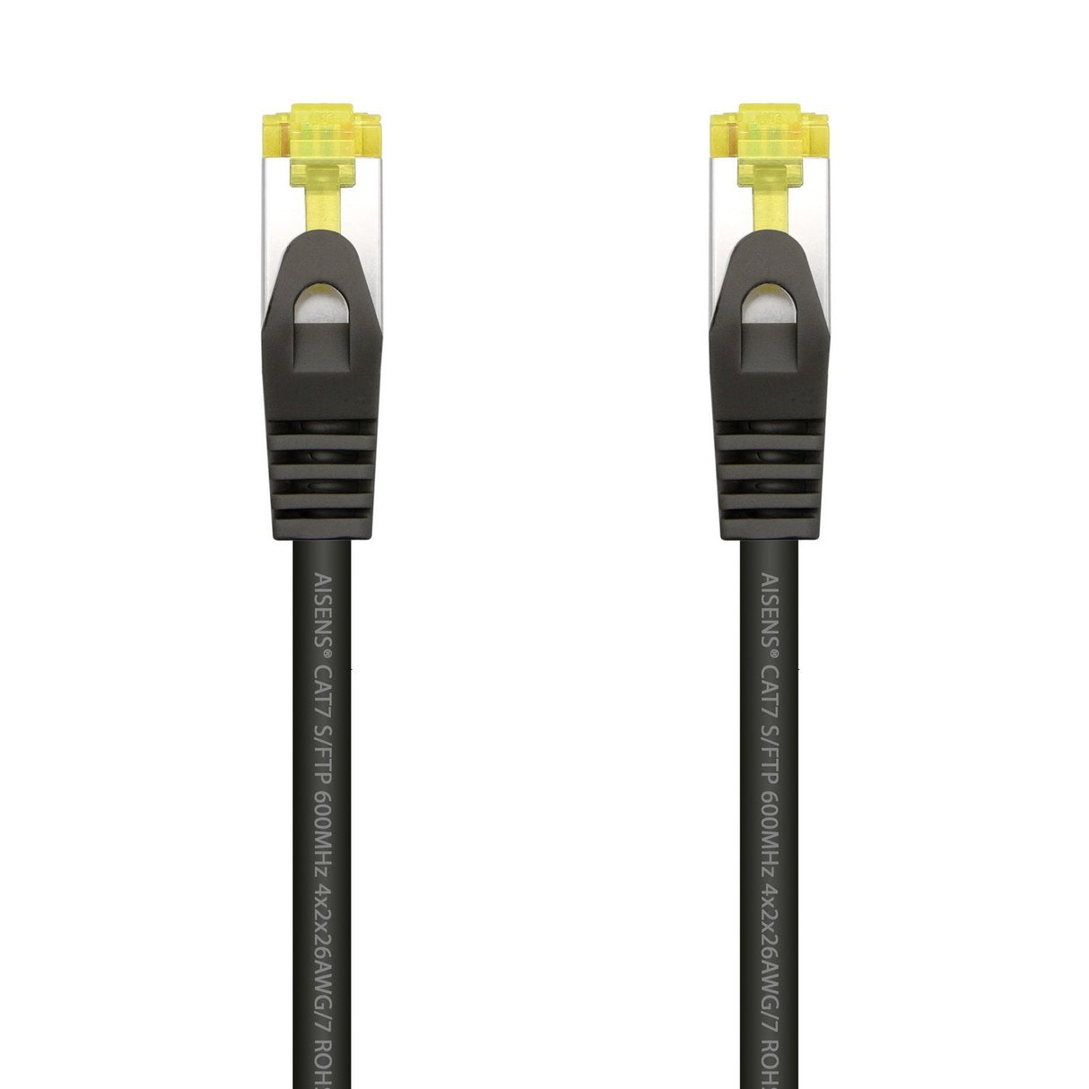 Aisens Cable De Red Rj45 Lszh Cat.7 600 Mhz S/Ftp Pimf Awg26 - 25cm - Negro