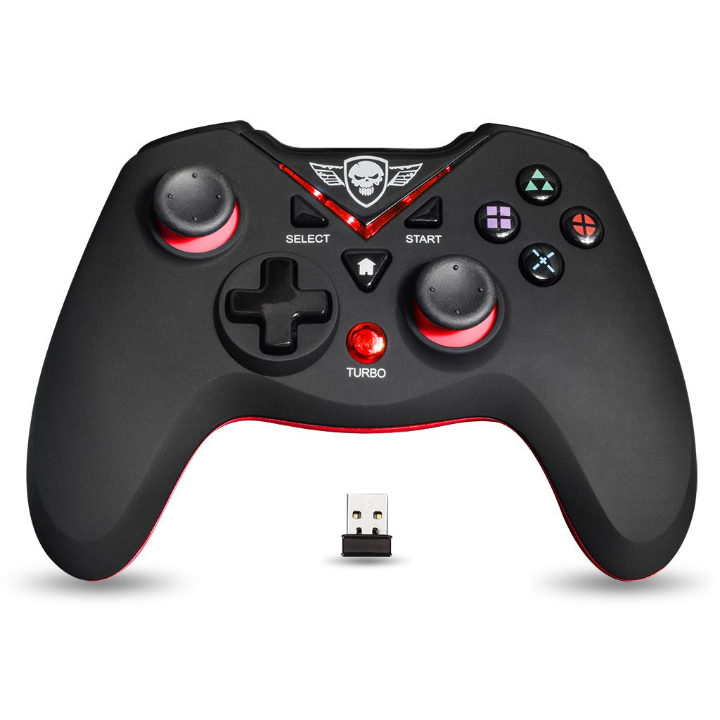 Spirit Of Gamer Gamepad Xgp Player Wireless 12 Botones Vibracion Compatible Pc/Ps3 Inalambrico 2.4 Ghz BateraA 600mah
