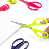 Milan Tijeras Acid Edition 17cm Simétricas Mango De Plástico Amarillo -Blister-