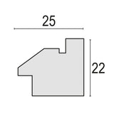 Zep Bologna Cream          15x20 Mdf  Rahmen               Bg668c