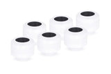 Alphacool Ice Congestion 13mm Rardtube Fitting G1/4, Pack De 6 - Blanco