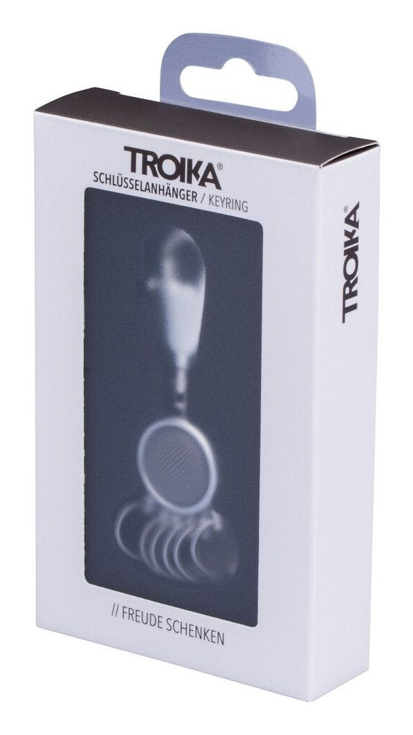 Llavero Troika Black Vision De Anilla Negro, Plata