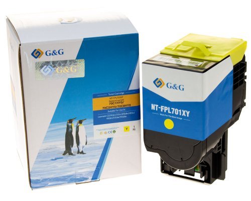 G&G Xl-Toner Ers. Lexmark 702hy 70c2hy0 Amarillo