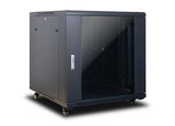 Inter-Tech 88887258 Armario Rack 15u Rack O Bastidor Independiente Negro, Armario It Negro, Rack O Bastidor Independiente, 15u, 400 Kg, Negro