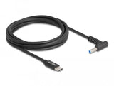 Delock Notebook Ladecable Usb Type-C Stecker Zu Hp 4,5 X 3,0 Mm Stecker