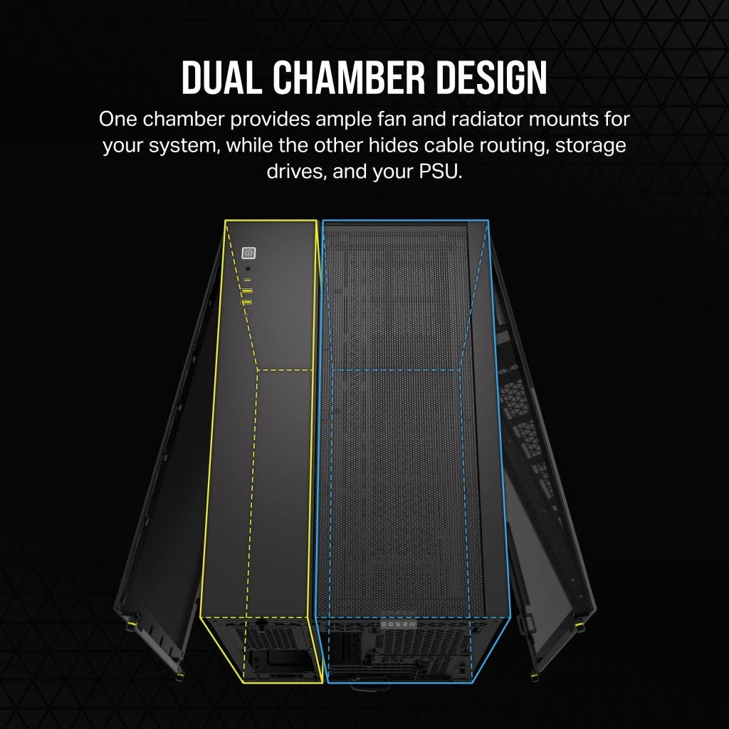 EAN 0840006674962 - Corsair 2500X Midi Tower Negro imagen 3