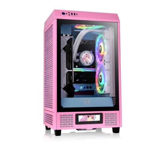 Termaltake Kit De Panel Lcd The Tower 200, Pantall Pink Ac-067-Ooanan-A1