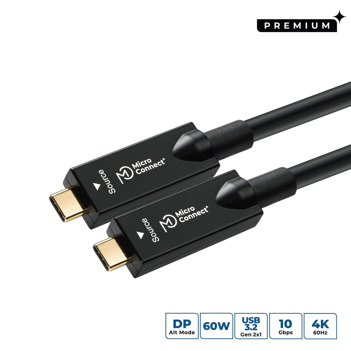 EAN 5715063156346 - Microconnect USB3.2CC15OP cable USB USB 3.2 Gen 2 (3.1 Gen 2) 15 m USB C Negro imagen 1
