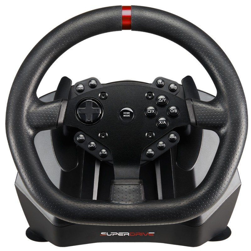 Subsonic Superdrive Gs950-X Lenkrad Mit Manuellem Schalthebel 3 Pedalen Und Schaltpaddles
