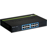 EAN 0710931610208 - Trendnet TEG-S16DG switch No administrado Negro imagen 2