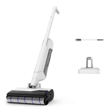 EAN 3221616135642 - Rowenta X Clean 10 Aspiradora escoba 2 en 1 Batería Seca y húmeda Sin bolsa 200 W Plata, Blanco imagen 1