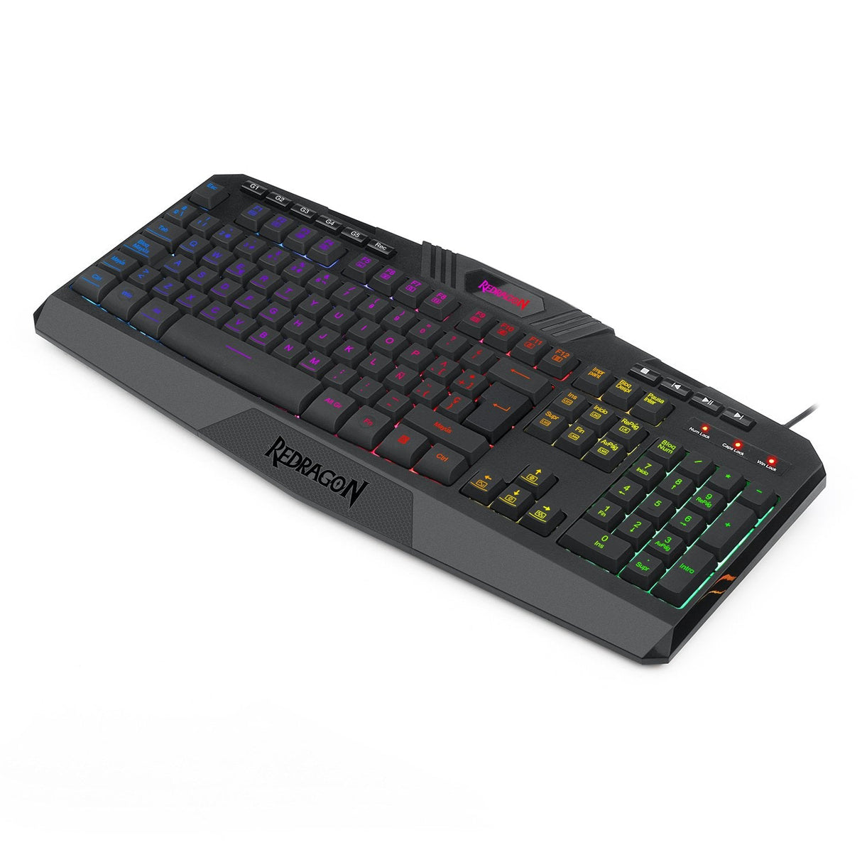 Redragon Harpe Pro Teclado Mecánico Gaming Rgb Español España Negro
