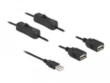 Delock Cable Usb Typ-A Stecker Zu 2 X Usb Typ-A Buchse Mit Schalter 1 M