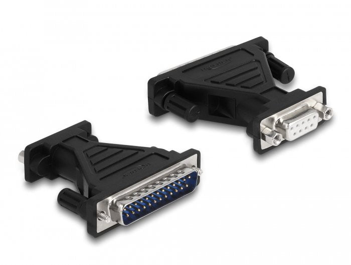 Delock Adaptador Usb 2.0 Tipo-A A 1 X Serial Rs-232 D-Sub 9 + Adaptador D-Sub 25