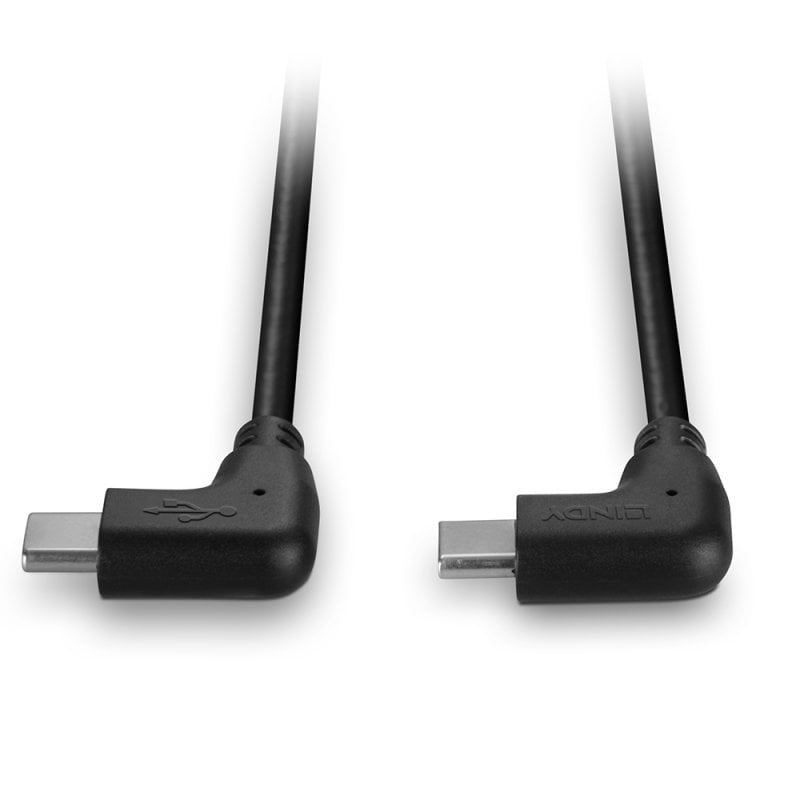 Cable  Lindy 32008 Usb 2.0 0,5 M Usb C Negro