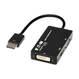 Eaton Tripp Lite   Displayport To Vga/Dvi/Hdmi All-In-One Converter Adapter Dp Ver 1.2 4k 30 Hz Hdmi