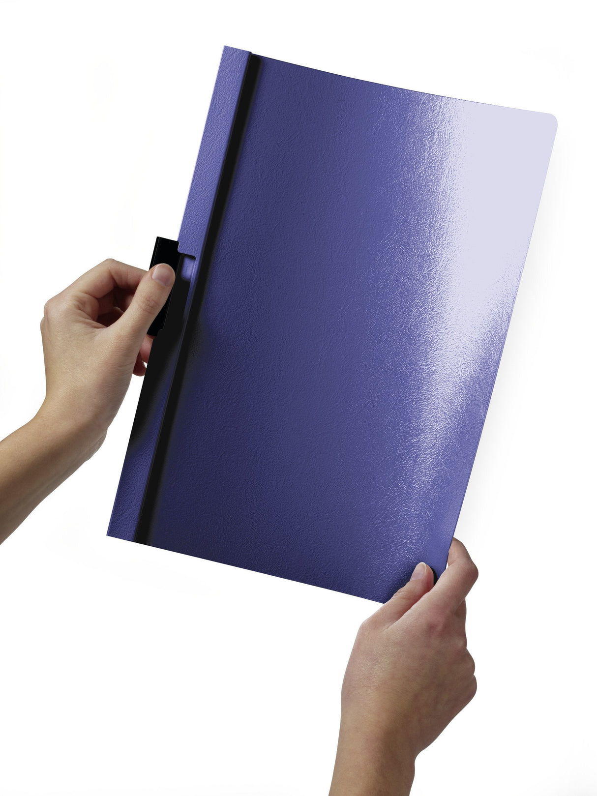 Durable Duraclip 30 Carpeta De Plastico Con Clip De Acero - Tamaño A4 - Capacidad Hasta 30 Hojas - Parte Posterior
