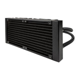 Unykach Aquastorm 240 Kit De Refrigeracion Liquida - 2 Ventiladores De 120mm - Iluminacion Rgb - Visualizacion Temperatura Cpu - Tubo De 335mm
