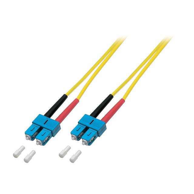 Cable Fibra Efb Sc-Sc 9/125, Os2, Lszh, Amarillo, 3,0 Mm, 0,5 M
