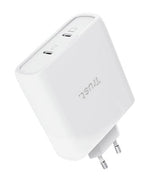 Cargador De Pared Gan Trust Maxo 100w 2xusb Tipo-C Incluye Cable Usb Tipo-C 100w
