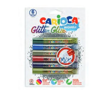 EAN 8003511421120 - Carioca 42112 brillo Pegamento con purpurina imagen 1