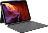 Funda Con Teclado Ingles Logitech Rugged Folio Grafito Smart Connector Qwerty Ee.Uu. Comp. Ipad (10th Gen) Model: A2696, A2757, A2777