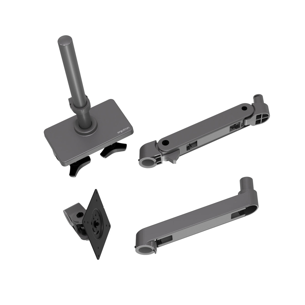 Soporte  Ergotron Lx Series 45-695-293 Para 34" Escritorio Gris Oscuro