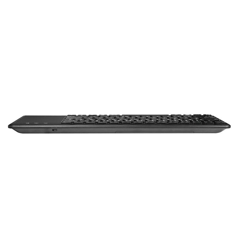 Teclado Aleman Logilink Id0188 Rf Inalámbrico Touchpad Qwertz Negro