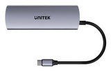 Unitek 4w1 Usb-C 10 Gbps  2x Usb-A  2x Usb-C