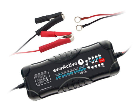 EAN 5902020523963 - Everactive CBC-10 Cargador de batería para vehículos 12-24 V Negro imagen 1