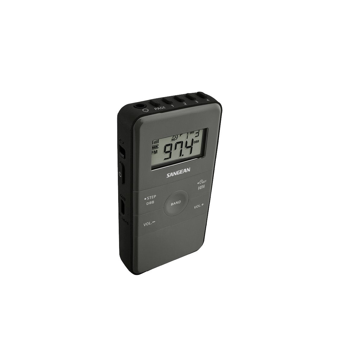 Sangean Dt-140 Negro Radio De Bolsillo Fm Am Batería Recargable