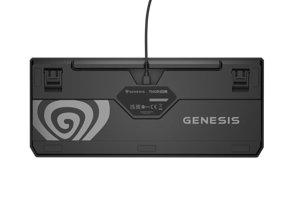 Genesis Thor 230 Tkl Anchor Gray Positive Rgb Outemu Red