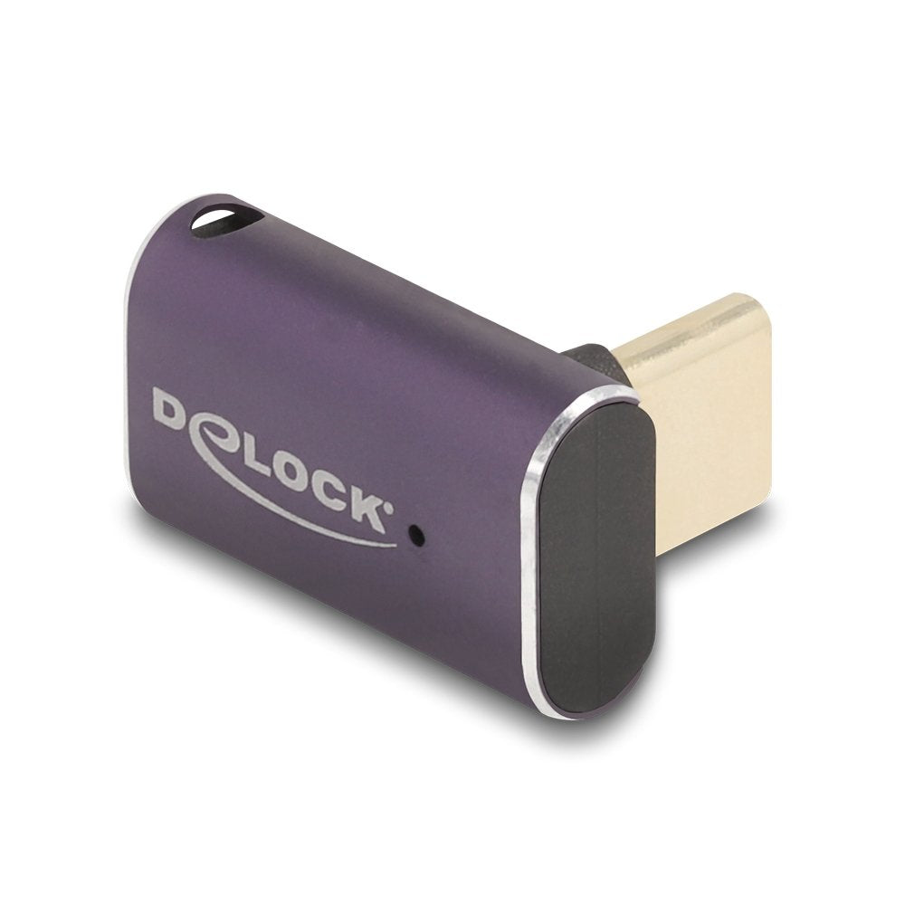 Delock 60289 Usb Adaptador 40 Gbps Usb Type-C Pd 3.1 240 W Macho A Puerto Hembra Sesgado 8k 60 Hz Metal