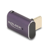 Delock 60289 Usb Adaptador 40 Gbps Usb Type-C Pd 3.1 240 W Macho A Puerto Hembra Sesgado 8k 60 Hz Metal