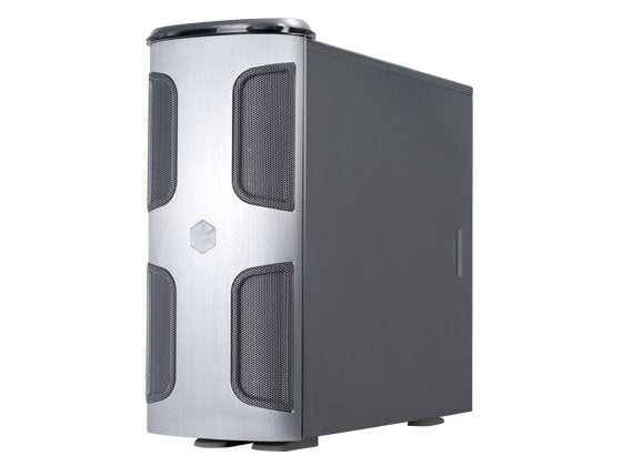 Caja Pc Silverstone Kl03s-W Silver Con Ventana