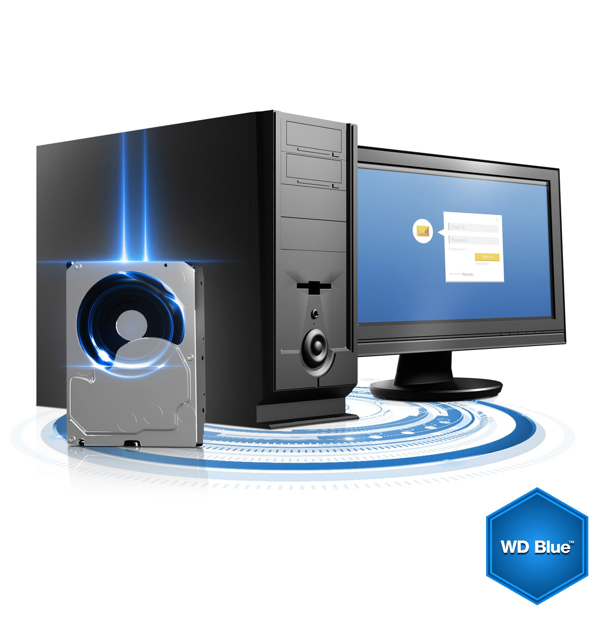 Disco Duro Interno Hdd Wd Caviar Blue Wd10ezex - 1tb · Sata Iii ·  3.5" · 64mb Caché
