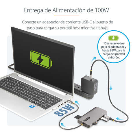 EAN 65030899499 - StarTech.com 154B-USBC-MULTIPORT base para portátil y replicador de puertos Alámbrico USB 3.2 Gen 1 (3.1 Ge imagen 9