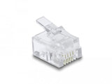Delock 67020 Conector Modular Rj11 100 Unidades