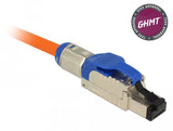 Delock 86487 Montaje De Enchufe Rj45 Cat.8.1 En Metal