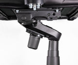 Talius Silla Raptor Gaming Negra/Gris 4d, Frog, Base Metal, Ruedas Nylon, Hasta 170kg