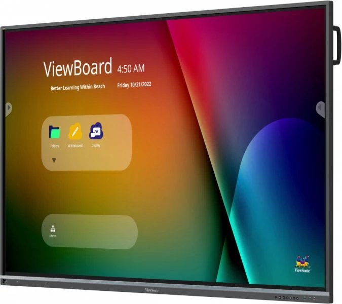 Viewsonic Ifp6550-5f Pizarra Y Accesorios Interactivos 165,1 Cm (65") 3840 X 2160 Pixeles Pantalla Táctil Negro Hdmi