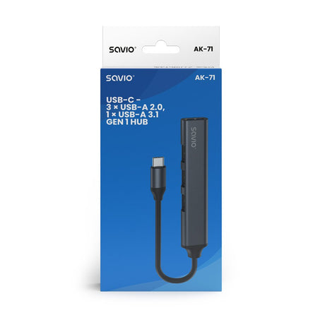 EAN 5901986048497 - Savio AK-71 hub de interfaz imagen 6