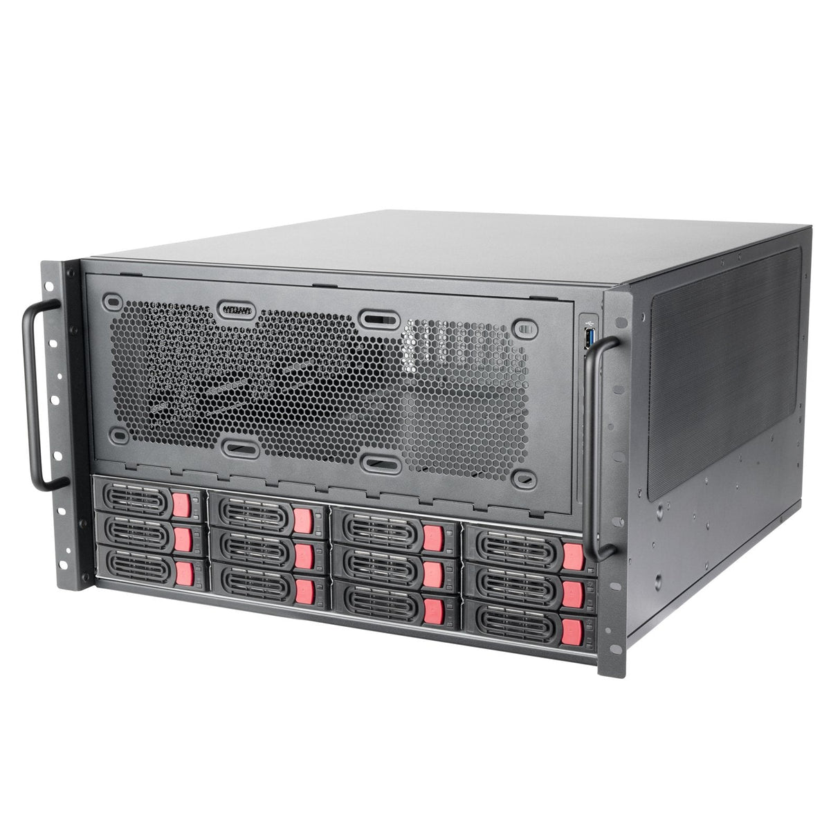 Silverstone Sst-Rm61-312, Caja De Rack Negro