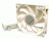 Ventilador Pc Silverstone Fm122 Blanco 120x120x32 Con Regulador Plata