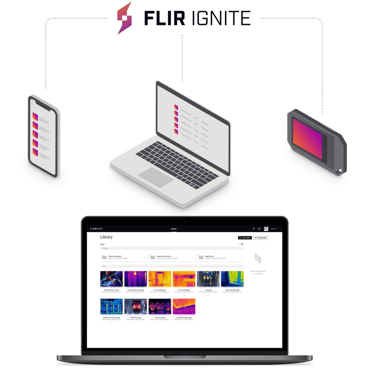EAN 4743254004764 - FLIR C3-X​ cámara térmica Vanadium Oxide Uncooled Focal Plane Arrays Negro 1800 mAh 128 x 96 Pixeles Pant imagen 12