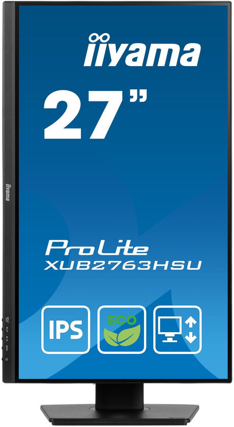 EAN 4948570123780 - iiyama ProLite XUB2763HSU-B1 pantalla para PC 68,6 cm (27") 1920 x 1080 Pixeles Full HD LED Negro imagen 2