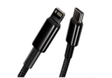 Baseus Lightning Tungsten Series Cable 2.4a, 1m Black (Calwj-01)