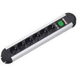 EAN 4016514000661 - Bachmann PRIMO base múltiple 1,75 m 6 salidas AC Negro, Gris imagen 1